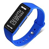 WATCH GYQ@ Trend LED-Armbanduhr Paaruhr LED elektronische Uhr einfachen Studenten- Uhr,SkyBlue