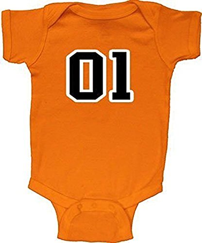 Dukes of Hazzard 01 General Lee Baby Infant Romper Onesie (18 Months) [Apparel]