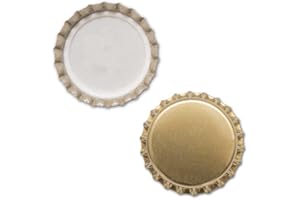 Opiros Selezione Promo Tappi Corona D.26 Oro Per Imbottigliamento Birra Vino Pomodori Idonei Alla Bollitura 1 Scelta (Oro, 200)