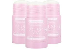 MUSC INTIME La Marque Officielle - Lot de 3 - Déodorant - Anti Transpirant - Musc Blanc - L'Irrésistible - 95% Ingrédients Naturels - Sans Sel D'Aluminium Ni Pertubateur Endocrinien - 3 x 50g