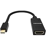 Active Mini DisplayPort to HDMI Adapter,4K Thunderbolt to HDMI Video Converter for Surface Pro 6 5 4 3,Mini DP Mac,MacBook Pro,Air,MS Surface Book,Dock,Docking Station,AMD Eyefinity Up to 6 Displays