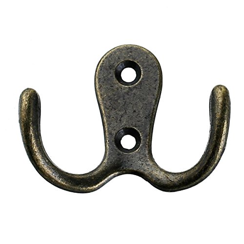 1 x Antik Kleiderhaken/ Wandhaken, 5,5 x 4,1 cm