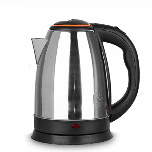 SHUIXHU Type de Bouton Gvgn La Bouilloire lectrique en Acier Inoxydable La capacit 2L s'arrte automatiquement pour viter la gravit  Sec, Chrome