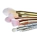 Tinabless 7pcs Makeup Brush Set Professional Cosmetics Make Up Brushes Kits (Colourful)
