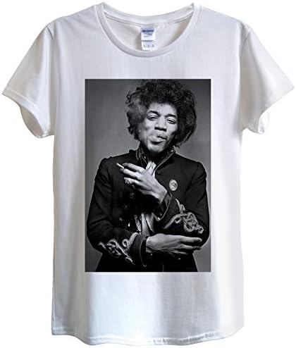 Jimi Hendrix T-shirt design / American rock music WOMEN fitted