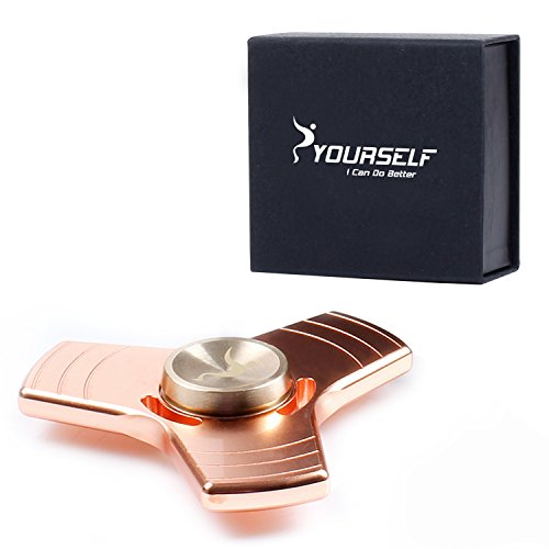 Syourself Hand Fidget Spinner EDC ADHD Focus Toy, Ultra Durable Copper, Si3N4 Ceramic Bearing High Speed Up to 6 Min Spins - Perfect Metal Tri-Spinner for Stress Anxiety Relief Adult Children+Gift Box (ES Stytle 2) Syourself Hand Fidget Spinner EDC ADHD Focus Toy, Ultra Durable Copper, Si3N4 Ceramic Bearing High Speed Up to 6 Min Spins - Perfect Metal Tri-Spinner for Stress Anxiety Relief Adult Children+Gift Box (ES Stytle 2)