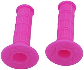 MX Gel Rubber HandleBar Grip Off-road Rcing Motorcycle Dirt Pit Bike Enduro ATV Pink