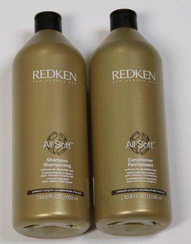 Redken All Soft Shampoo And Conditioner 33.8 Oz Duo