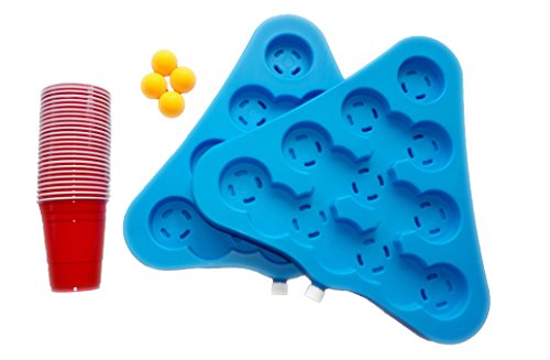 Beer Pong Rack Set mit Bier-Kühlung N-Ice Racks inkl. Zubehör, Bälle & Anleitung - 3
