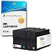 Produktbild PRINTING PLEASURE 4 XL Druckerpatronen für HP Officejet Pro 8600, 8600+, 8100, 8610, 8620, 8630, 8640, 8660, 251dw, 276dw | Ersatz für HP 950XL, HP 951XL / CN045AN, CN046AN, CN047AN, CN048AN