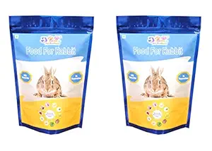 JiMMy Pet Products Food for Rabbit 900 GMS Pack of 2 - Total 1.8 KG