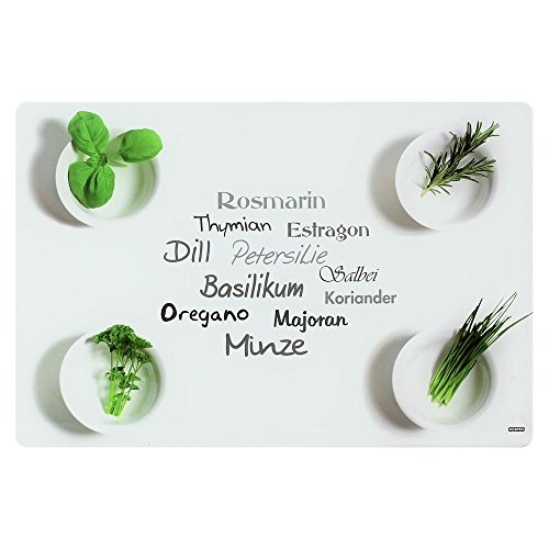 Glas-Schneideplatte 2er Pack Schneidebrett – Frühstücksbrett – Tranchierbrett – Glasbrettchen - 4