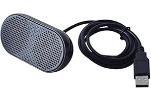 YUEYUEKE USB Lautsprecher, Mini Lautsprecher，PC Lautsprecher，PC-Lautsprecher Tragbarer Lautsprecher Powered Stereo Multimedia Lautsprecher für Notebook Laptop PC Tablet, Plug and Play