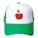 Produktbild dfegyfr Unisex Red Apple Fashion Mesh Kappen Snapback Huts Multicolor78