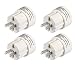 Produktbild Mehrfach-Set: Hama Reisestecker USA Typ A (Adapter für Amerika, Japan, Kanada, Brasilien, Thailand, geeignet für Geräte mit Euro- oder Konturenstecker) (4er Set)