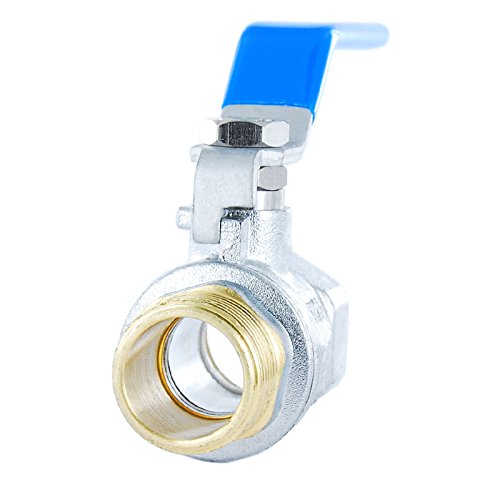 Genebre Messing Kugelhahn 2 teilig mit Hebelgriff – AG/IG – voller Durchgang – PN 25 – 3/4″ - 3