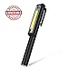 Produktbild Coquimbo COB LED Taschenstift Licht Taschenlampe Torch Inspektion Arbeitsscheinwerfer mit Magnetclip & Magnet Basis für Haushalt Camping Wandern Werkstatt Torch (schwarz)