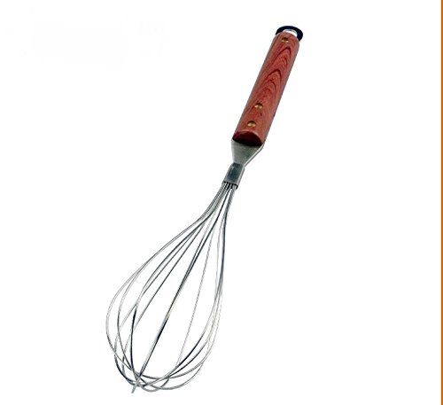 Transcend 6-teiliges Küchenhelfer Set mit Ständer – Pfannenwender Suppenkelle Fleischgabel Schlitz Turner Egg Beater Skimmer - 8