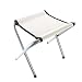 Produktbild WINOMO Kleine Klappstuhl Camping-Hocker Hocker Hocker Hocker für Camping/Reisen (weiß)