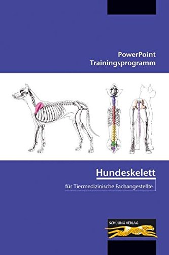 Hundeskelett - für Tiermedizinische Fachangestellte: PowerPoint Trainingsprogramm (CD-ROM und Begleitheft)