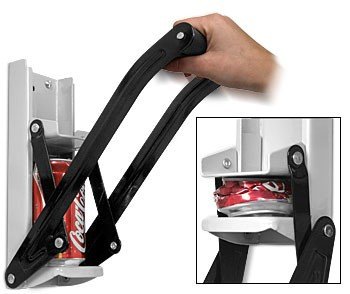 Compacteur de canettes bouteille,GFtime Can Crusher - Décapsuleur - 16 oz Heavy Duty accroche mural