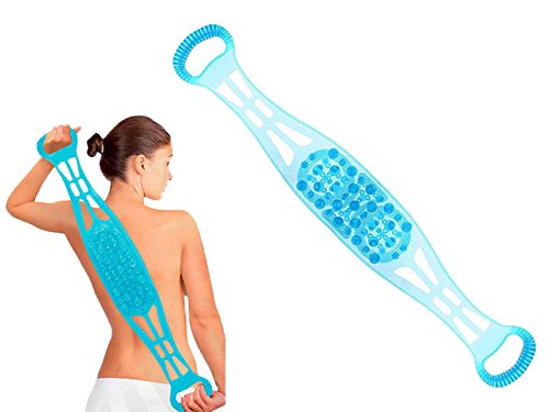 Preisvergleich Produktbild HUKITECH@ Körperreinigungsbürste XXL - Duschbürste Badebürste Massagebürste - Silikon Bürste Rückenbürste Körperbürste Reinigungsbürste für Bad & Dusche Wäscher Scrubber Massager - Massage & Reinigung in Einem