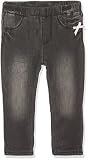Noppies Baby-Mädchen Leggings G Jegging Isola, Black Denim, 74