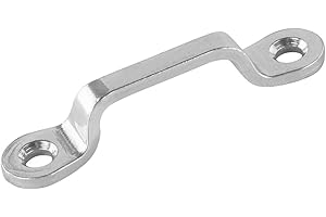 KR AGRAR Set 10 x Lakeikrampe | verzinkt | 9 mm hoch | 26 mm breit | Anhänger | Bolzen | Ladebordwand | Laderampe | Bordwand | Wand | PKW | Sicherung | Rampe | Verkehr