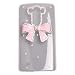 Produktbild EVTECH(TM) Kristall Strasssteine Diamant Perle Blume Neu 3D DIY Handmade Bling Shining Glitter Transparent Protektiv Tasche Schutz Schale Harte Back Case Hülle Schutzhülle für LG Optimus G3 D850 VS985 D851(2014 Model)