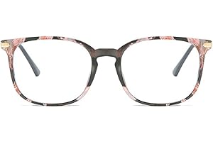 DAUCO Blaulichtfilter Brille Damen Metall Frame Computerbrille PC Gaming Bluelight Filter Blue Light Blocking Glasses Anti-Blaulicht Linsen Ohne Stärke Entspiegelt