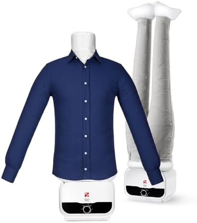 Di4 Manichino 2 in 1 Vapissimo VestiDry, stiratura e asciugatura automatiche, 1400W, elimina le pieghe, deodoriza e neutralizza gli odori, timer di 3 ore, taglie dalla S alla XXL, accessorio pantaloni