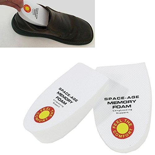 Memory Foam Heel Cushions, Heel Support, Shoes Insert for Heel Pain Pair  for Men Women (Men)