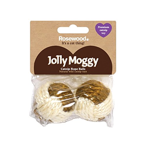 JOLLY MOGGY Catnip Sisal Balls (Twin Pack)