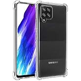Ehr. Samsung Galaxy A12 Uyumlu Darbe &Ouml;nleyici Sararmaya Dayanıklı Airbag Korumalı Ultra Slim TPU Şeffaf Silikon Kılıf (Şeffaf