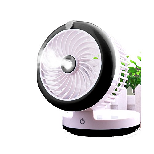 Preisvergleich Produktbild Usv kleiner Lüfter Wiederaufladbare Kühlung Befeuchtungsventilator Student Schlafsaal Büro Sprüher Fan Mini-Bett mit Klimaanlage Ventilator (3 Farben optional) (12 * 9cm) ( Farbe : A )