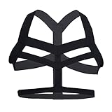 Cuello halter, elástico correas anchas, ahuecar el diseño