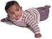 Viddia 100% Organic Cotton, Certified GOTS, Knitted Baby and Toddler Stripe Jumper Dress 0-3 months