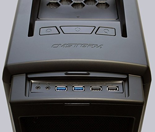 VIBOX Explosion 119 Gaming PC – 4,2GHz AMD 8-Core Prozessor, RX 480 GPU, VR Ready, Hochleistung, leistungsstärker, Spec, Desktop Gamer Computer mit Spielgutschein, Windows 10, lebenslange Garantie* (3,3GHz (4,2GHz Turbo) Superschneller AMD FX 8300 Octa-Core Prozessor CPU, AMD Radeon RX 480 4GB Grafikkarte, 16GB DDR3 1600MHz RAM, superschnelle 120GB SSD, 2TB (2000GB) SATA III 7200rpm Festplatte, Aerocool 600W 85+ Netzteil, Coolermaster Storm Scout Gaming Gehäuse, AM3+ Mainboard) - 2