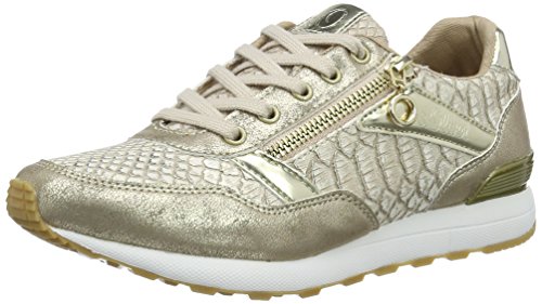 s.Oliver 23655, Zapatillas para Mujer, Rosa (Rose/Gold 593), 40 EU