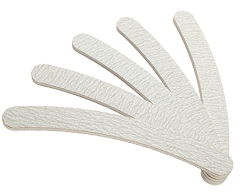 Dermastil, 50 Stück Banana Nagelfeilen Profi Qualität grau 100/180 - 2