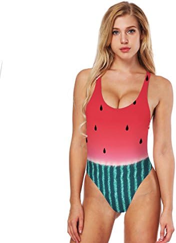 xinhao The Explosion Of Watermelon Digital Printing Thin Elastic Belt Charming Halter Swimsuit Female Beach Swimsuit,Xl