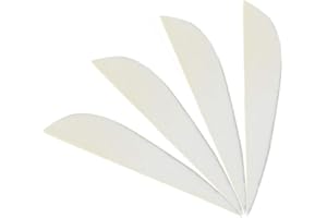 SHARROW 50pcs Archery Arrow Feathers Fletches 2 inch Turkey Feather Fletching Right Wing for Crossbow Carbon Arrows