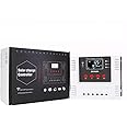 amiciSmart WiFi Solar Charge Controller, Intelligent Lithium Battery Regulator for Solar Panel LCD Display with 5V USB Port 12V/24V/48V (60A)