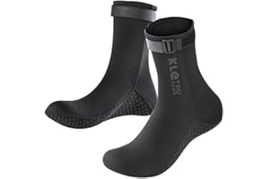 SUMMSHALL Skarpety do nurkowania, skarpety neoprenowe, 3 mm, termiczne, antypoślizgowe, do nurkowania, skarpety sportowe dla mężczyzn i kobiet do nurkowania, nurkowania, surfowania