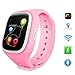 Produktbild Joyeer Smart Watch For Kids GPS + Wifi + GNEZ + Basisstation Kinder Armbanduhr mit SIM-Karte GSM-Telefon Anti-lost für Android IOS , pink