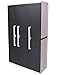 Produktbild Kunststoffschrank in Holzoptik Wood S anthrazit 3 türig Universalschrank