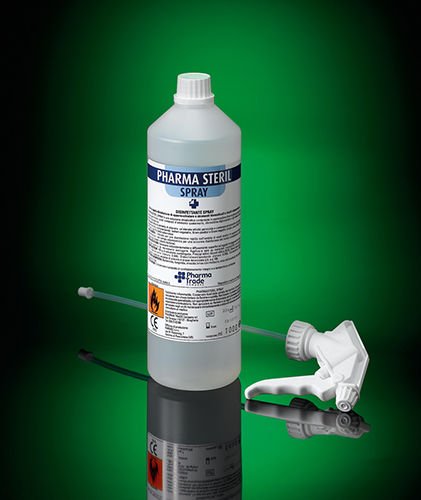 PHARMA STERIL SPRAY, DISINFETTANTE Clorexidina, PHARMATRADE, FLACONE 1 LITRO SENZA SPRUZZINO