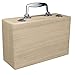 Produktbild Creative Discount Holz-Koffer mit Kunsstoffgriff, 25x16x9cm
