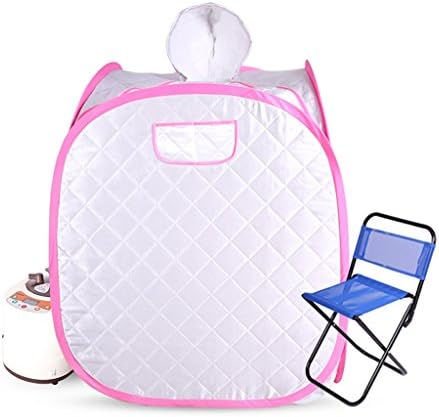 Ali Home steam sauna box sweat box fumigation machine folding sauna ( Color : Silver )