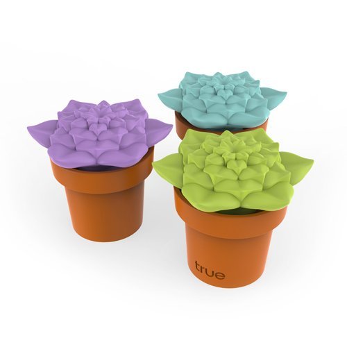 True Zoo 3345 2 Inch Silicone Tipsy Terrario Tope y Pourer, 5.08 x 6.35 x 5.08 cm, Multicolor